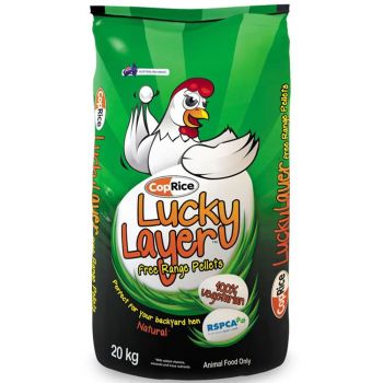 Coprice Lucky Layers 20kg Natural Vegetable Proteins Increase Egg Production