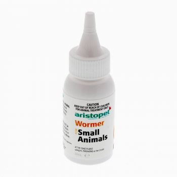 Small Animal Wormer Piperazine 50ml Aristopet Pleasant Tasting Control Roundworm