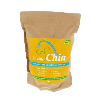 Chia Seeds Horse Equine Herbs 1kg Health Supplement Healthy Glossy Coat Hooves