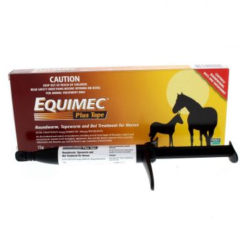Equimec Plus Tape Worm Paste Horse Equine 15g Health Roundworm Tapeworm Bot