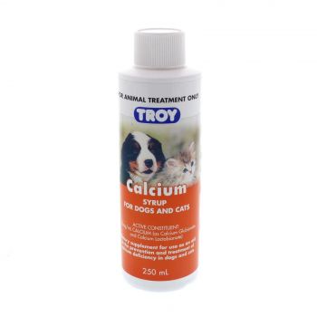 Dog Cat Calcium Syrup Dietary Supplement Calcium Deficiency 250ml Troy
