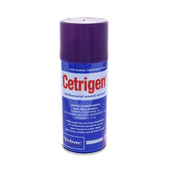 Cetrigen Antibacterial Wound Spray Horse Equine 100g Treat Cuts Wounds Horses