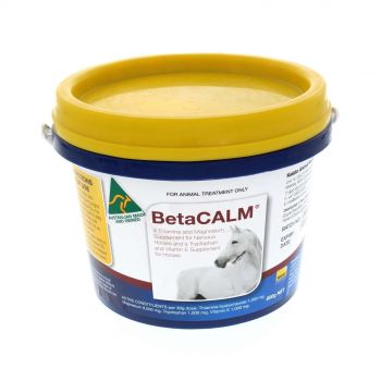 Betacalm Thiamine Magnesium Tryptophan Vitamin E Supplement Horse Equine 600g