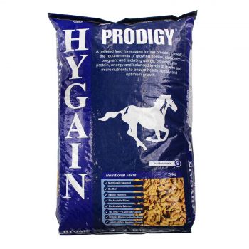 Hygain Prodigy Prebiotic  Natural Vit E Selenium Silicon Horse Feed Food 20kg