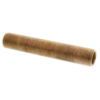Thread All Brass Fitting 1/2 x 6 Inch Plumbing Water Irrigation