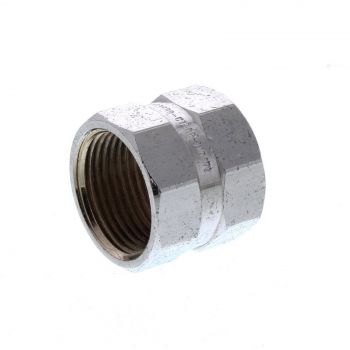 Socket Hex Chrome Plated Brass Fitting 3/4 Inch Plumbing Water Irrigation