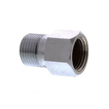 Extension Piece Chrome Plated Brass Fitting 1/2 x 1 1/2 Inch Plumbing Water