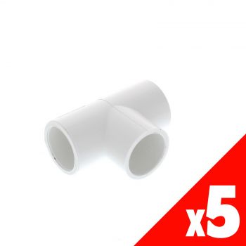 Vinidex Tee PVC 20mm Pressure Pipe Fitting Plumbing Water EACH PK5