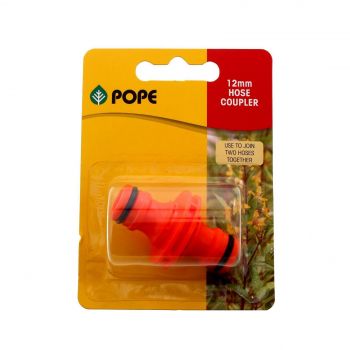 Pope Hose Coupler 2 End For 12mm Click On Garden Water Fitting Quality