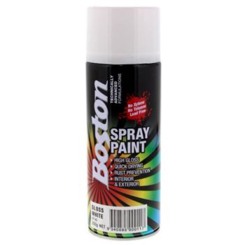 Spray Can White Gloss Campbells