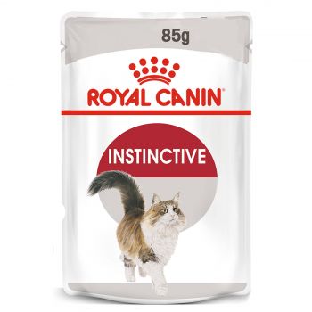 Royal Canin Feline Instinctive 7 + Gravy 85g Single Pouch Cat Food Wet In Gravy Premium Feed