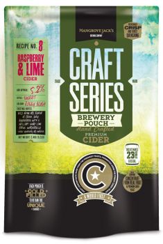 Mangrove Jack's Craft Series Raspberry & Lime Cider Pouch 2.4kg