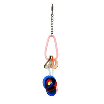 Parrot Toy Acrylic Crazy Chains Toy Health Interactive Ornament Cage Play Bird