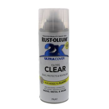 RUST-OLEUM 2X Ultra Cover Clear Gloss 298g Spray Paint