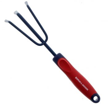 Spear &amp; Jackson Cultivator 3 Pronged Carbon Steel Soft Grip
