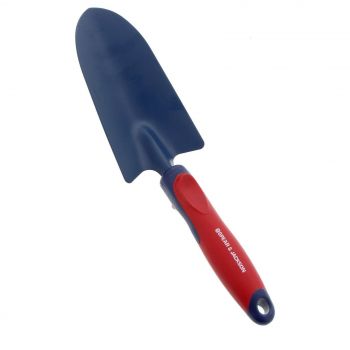 Hand Trowel Carbon Steel Soft Grip Spear and Jackson Blade Thumb Grip Control