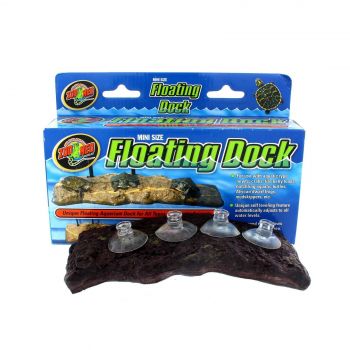 Floating Turtle Dock Mini Zoo Med Reptile Self Leveling Feature Basking Platform