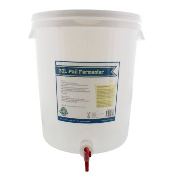 30L Fermenter With Airlock Thermometer &amp; Tap All In One Ferment Home Brew