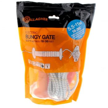 Bungy Gate Kit 5.5m - 11m UV Resistant For Wood Posts Fencing G64051 Gallagher
