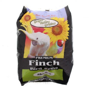 Finch Seed Mix 5kg Bird Food Green Valley Canary Pannicum Red White French Millt