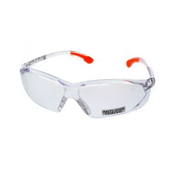 Kansas Clear Safety Glasses Anti-Fog Lightweight Frameless Design UV Protection
