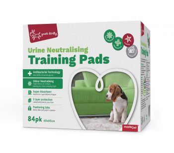 Yours Droolly Super Absorbent Urine Neutralising Puppy Toilet Training Pads 84 Pack