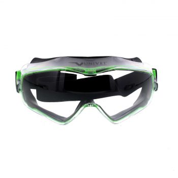 Maxisafe Clear Chemical Goggles (Suits EUV350 Faceshield) Soft Silicone Body