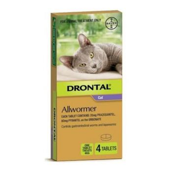 Drontal Cat Ellipsoid Wormer 4Kg