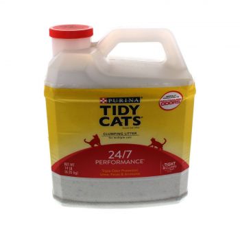 Tidy Cats Clumping Litter 24/7 Performance Purina 6.35kg Controls Odour Bacteria