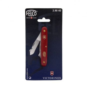 Fruit Tree Budding Knife Felco 3.90.40 Features Bark Lifter Stainless Steel
