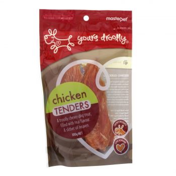 Yours Droolly Chicken Tenders Dog Treat 100g