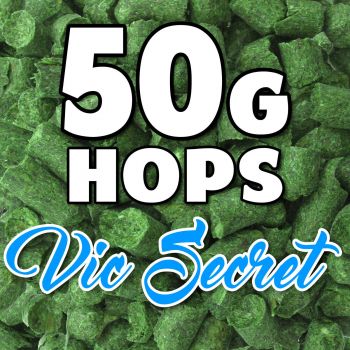 VIC SECRET Hop Pellets 50g Hops AUS Home Brew Beer Foil Sealed For Freshness