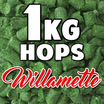 WILLAMETTE Hop Pellets 1KG Hops USA Home Brew Beer Foil Sealed For Freshness