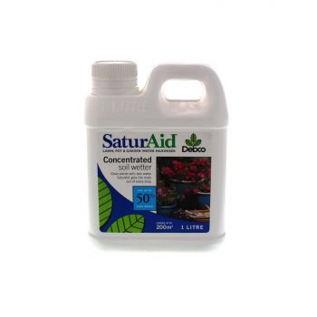 Saturaid Soil Wetter Concentrate 1L Covers up to 200m2 Use Less Water Debco