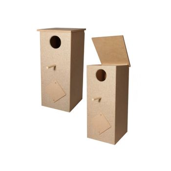 Wooden Extra Tall Parrot Nest Box Kongs