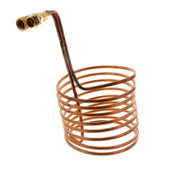 Wort Chiller 25 Foot Copper Immersion With Fittings Food Grade Heat Exchanger
