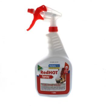 RedHOT Spray To Stop Chewing 946ml Horse Equine Also For Dogs Kelato