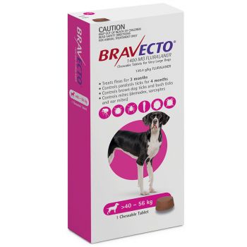 Bravecto Flea Chew Tablet Very Large Dog 40 - 56kg
