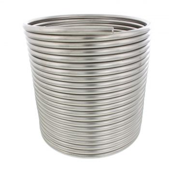50 Foot 3/8 Inch Compact Draft Coil Stainless Steel Ice Cold Beer Home Brew