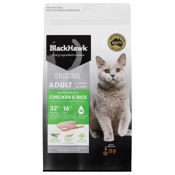 Black Hawk Holistic Cat Food Chicken & Rice 1.5kg Holistic Australian Made