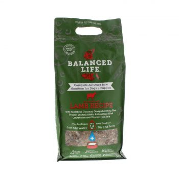 Dog Treat Balanced Life Lamb 3.5kg Gluten Grain Free Prebiotics Air Dried