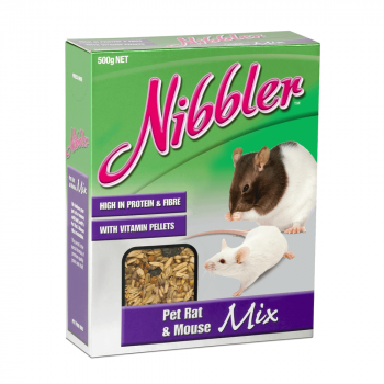 Nibbler Pet Rat & Mouse Mix 500G