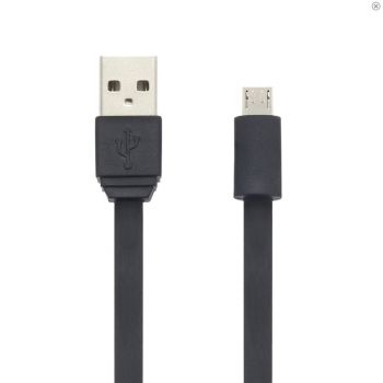 Moki Micro USB SynCharge Cable 90cm Long Black Android Samsung Phone Charger