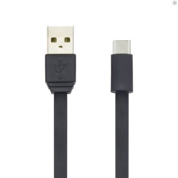 Moki Type C SynCharge Cable 90cm Black Android Samsung Galaxy S8 S9 Charge