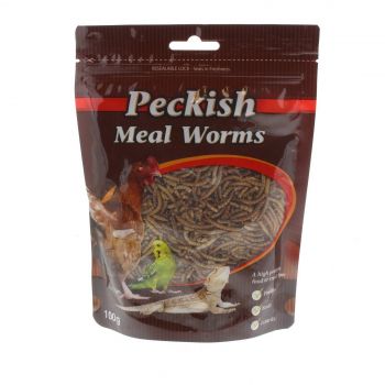 Dried Mealworms 100g Show Masters Organic High Protein Reptiles Chickens Birds