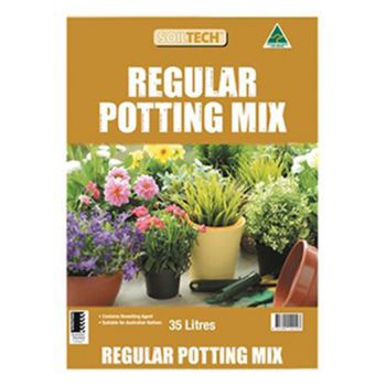 Regular Potting Mix Soiltech 35Lt Grow Better