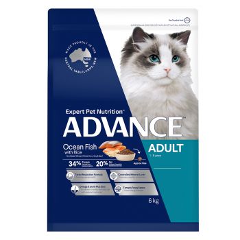 Advance Adult Cat Food Total Wellbeing Ocean Fish 6kg Premium Pet Food Nutrition