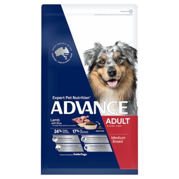 Advance Adult Dog Food All Breed Lamb 3kg Premium Pet Food Nutrition