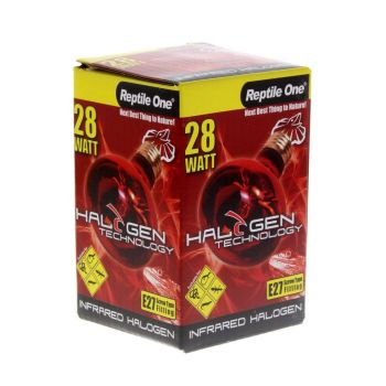 Halogen Heat Lamp Infrared 28W Eqv.40W E27 Kongs Reptile Light Vivarium Health