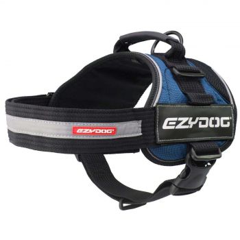 Ezydog Convert Dog Harness Rugged Tough Design Trail Ready Small Blue